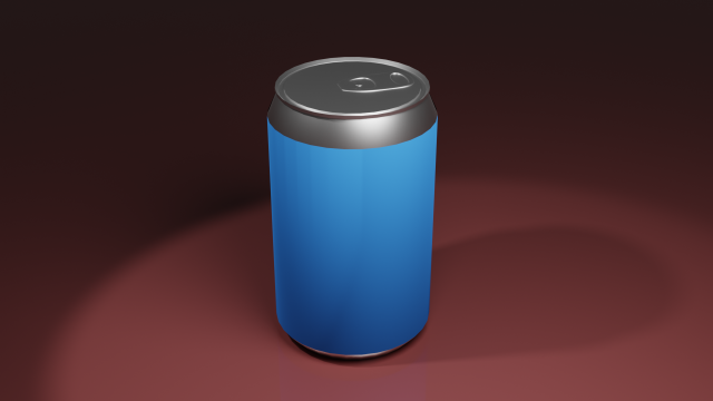 Soda Can Model 3D .c4d .max .obj .3ds .fbx .stl .blend 