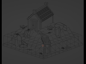 House on the shore 3D 模型