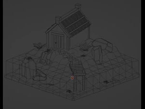House on the shore 3D Model