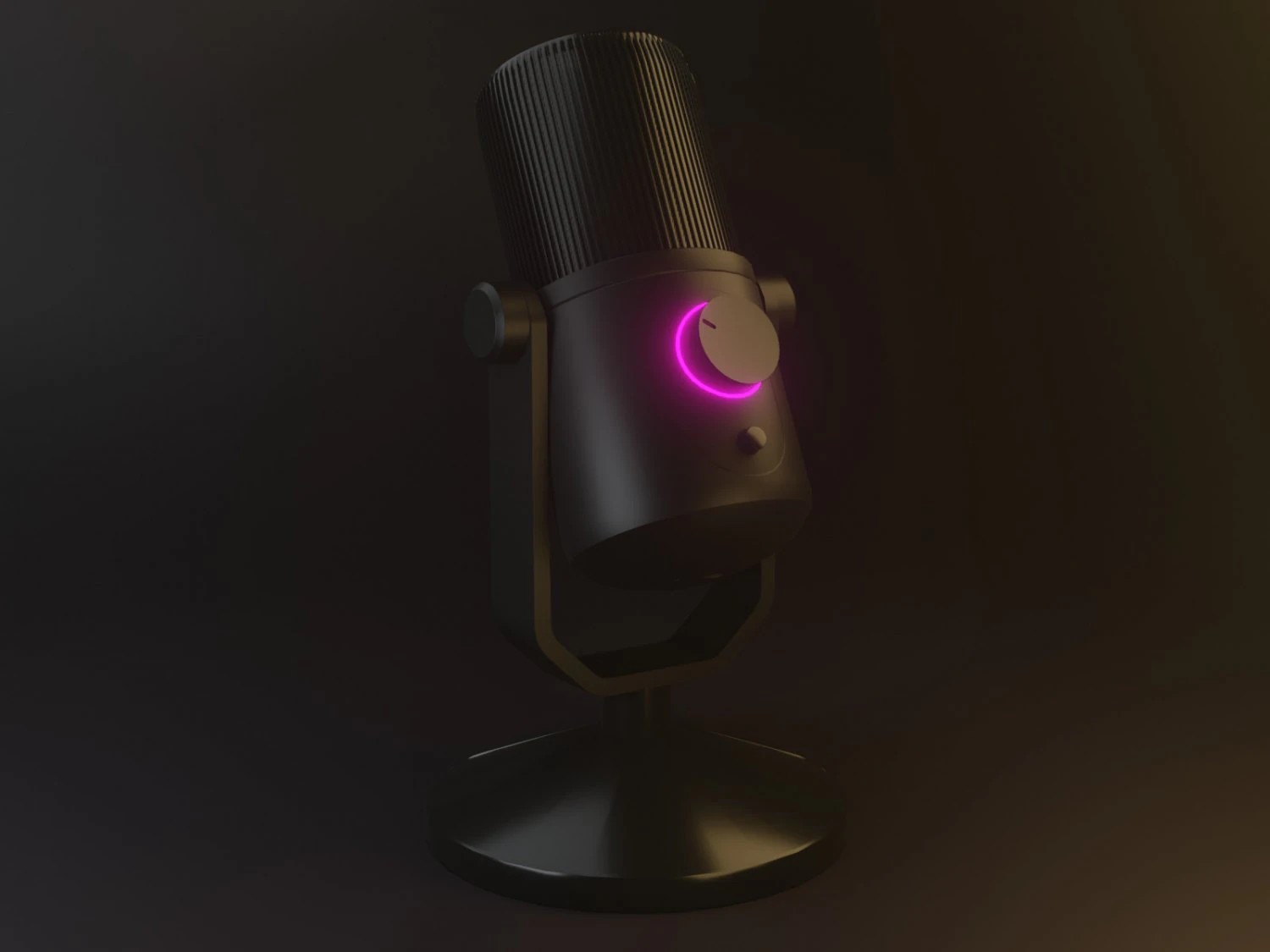 Microphone Thronmax 3D Model .c4d .max .obj .3ds .fbx .stl .blend 