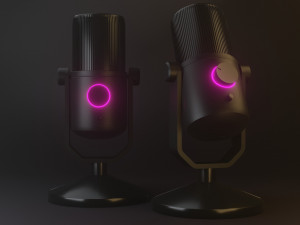 Microphone Thronmax Modelo 3D