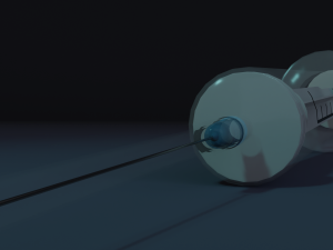 Medical syringes Low-poly Modelo 3D
