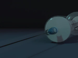 Medical syringes Low-poly 3D Model