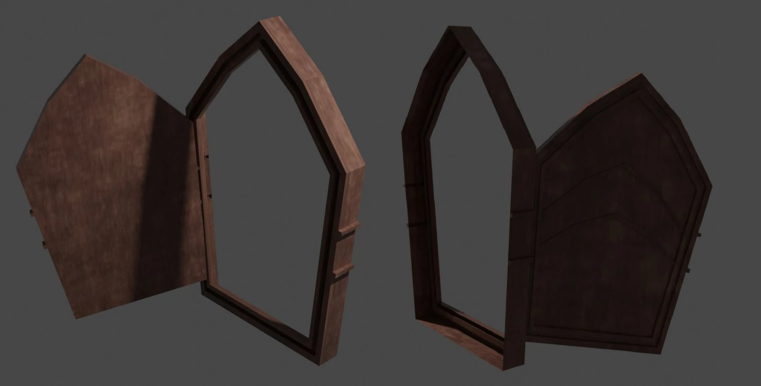 Magic door 3D Model .c4d .max .obj .3ds .fbx .stl .blend 