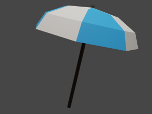 Beach umbrella 3D Model