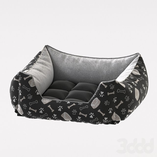 Beds for dogs and cats 3D Model .c4d .max .obj .3ds .fbx .stl .blend 