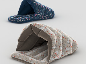 Beds slippers for dogs and cats 3D Model