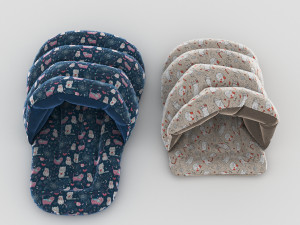 Beds slippers for dogs and cats Modello 3D