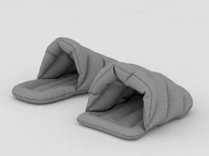 Beds slippers for dogs and cats Modello 3D