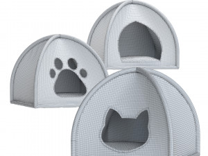 Bed-tent for animals 3D 模型