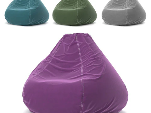 Kursi bean bag Model 3D