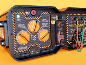 SCI-FI Console CB0005 3D Модель