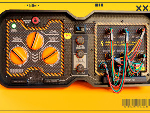 SCI-FI Console CB0005 3D Model