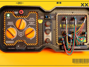 SCI-FI Console CB0005 3D Model