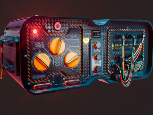 SCI-FI Console CB0005 3D Model