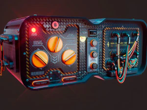 SCI-FI Console CB0005 3D Model