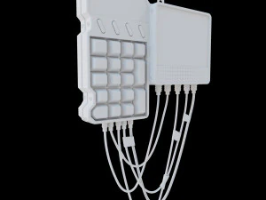 Advanced Biometric Security System SA009 3D Model