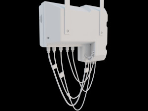 Advanced Biometric Security System SA009 3D मॉडल