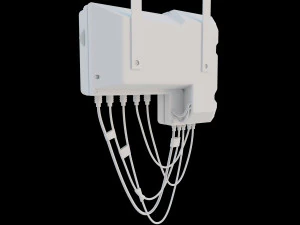 Advanced Biometric Security System SA009 3D Model
