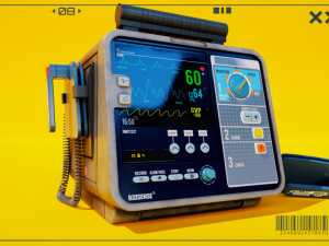 GV SCIFI CONSOLE 006 Desfibrilator 3D-Modell