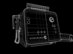 GV SCIFI CONSOLE 006 Desfibrilator 3D Model