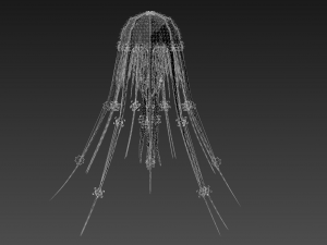 Animated jellyfish 3D मॉडल