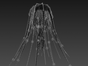 Animated jellyfish 3D मॉडल