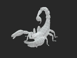 Анимированный скорпион 3D Модель