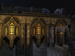 Dungeons castle alcazar barbacan Modèle 3D