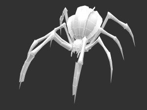 Animated spider 3D Model