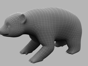 Animated panda Modelo 3D