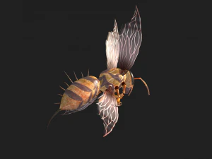 Animated bee 3D Model