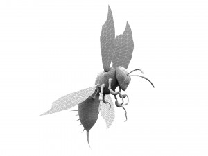 Animated bee Modelo 3D