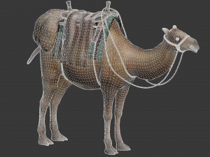 Animated camel luggage 3D मॉडल