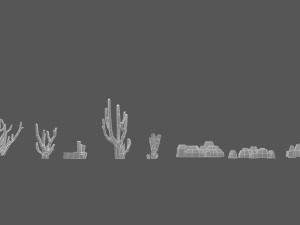 Seaweed coral underwater plant aquatic 3D 模型