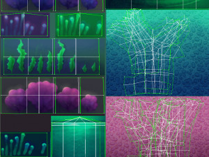 Seaweed coral underwater plant aquatic 3D 模型