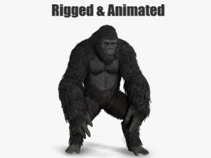 Gorilla ape orangutan 3D Model