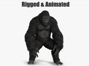 Orangutan della scimmia gorilla Modello 3D