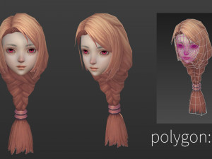 Hair style 05 Modelo 3D