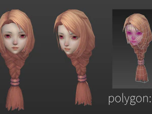 Hair style 05 3D Model