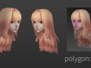 Hair style 05 3D Model