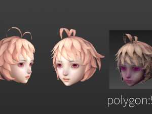 Hair style 06 3D Model