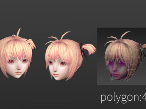 Hair style 06 3D Model