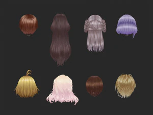 Acconciatura 03 Modello 3D