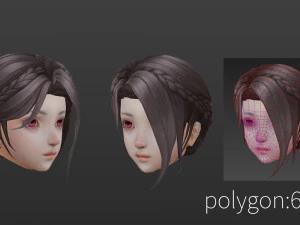 Hair style 04 3D Model