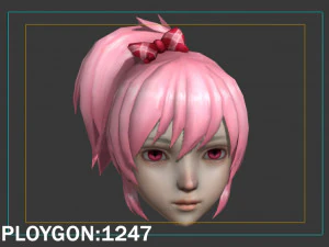 Hair style 08 3D Model