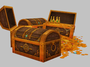 Treasure box 3D Model