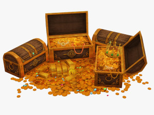 Treasure box 3D Модель