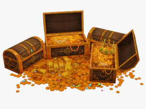 Treasure box 3D Model