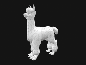 Alpaca 3D 모델